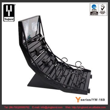 Luxury High Quality Black Flexible Watch Display Stand with C Ring
